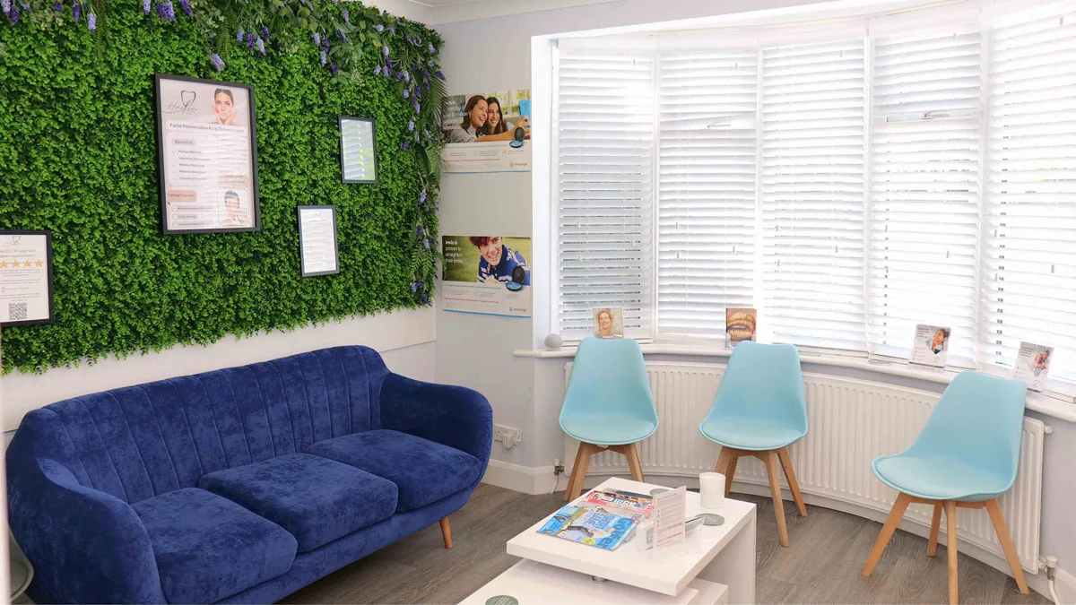 The Hacton Dental Care waiting room